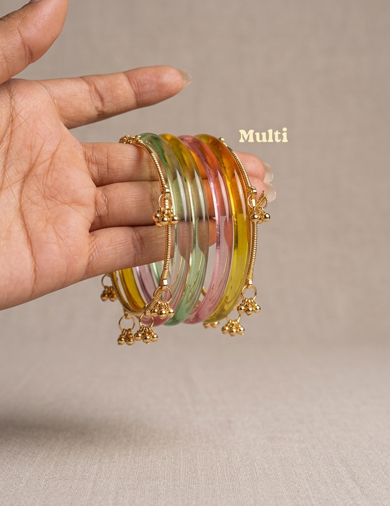 Glossy Jelly Bangles
