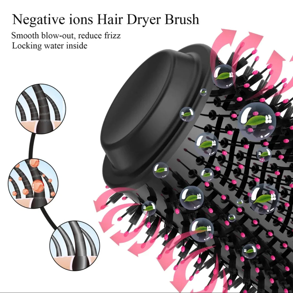 One Step Hot Air Brush Dryer & Straightener