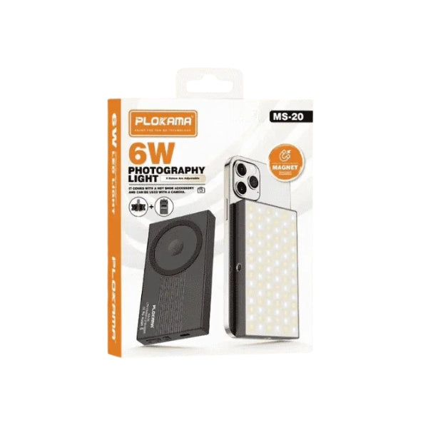 PLOKAMA MS-20 LED Photography Light