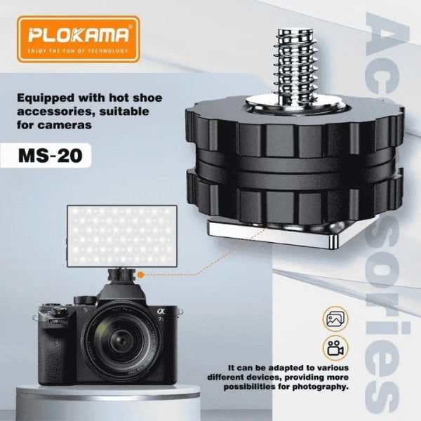 PLOKAMA MS-20 LED Photography Light