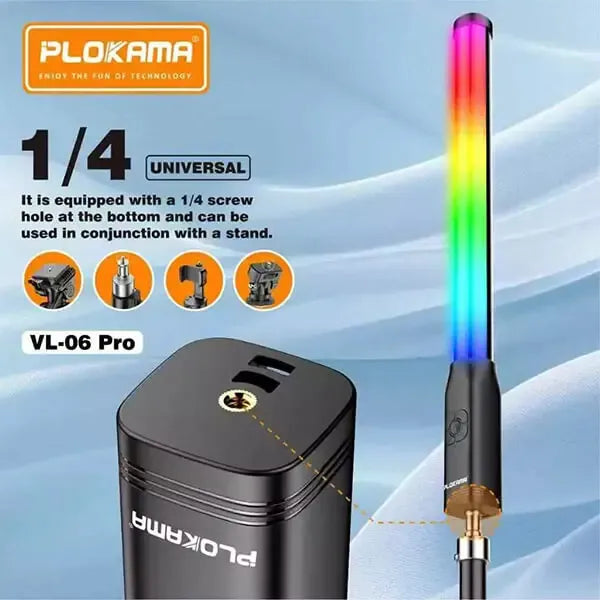 PLOKAMA VL06 Pro RGB Light Stick RGB Lighting