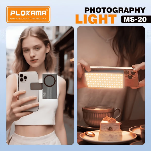 PLOKAMA MS-20 LED Photography Light
Professional Lighting for Photography & Video