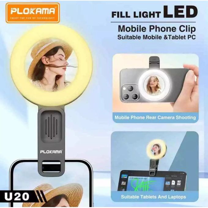 PLOKAMA U20 Mini Led Fill Light for Mobile Phone