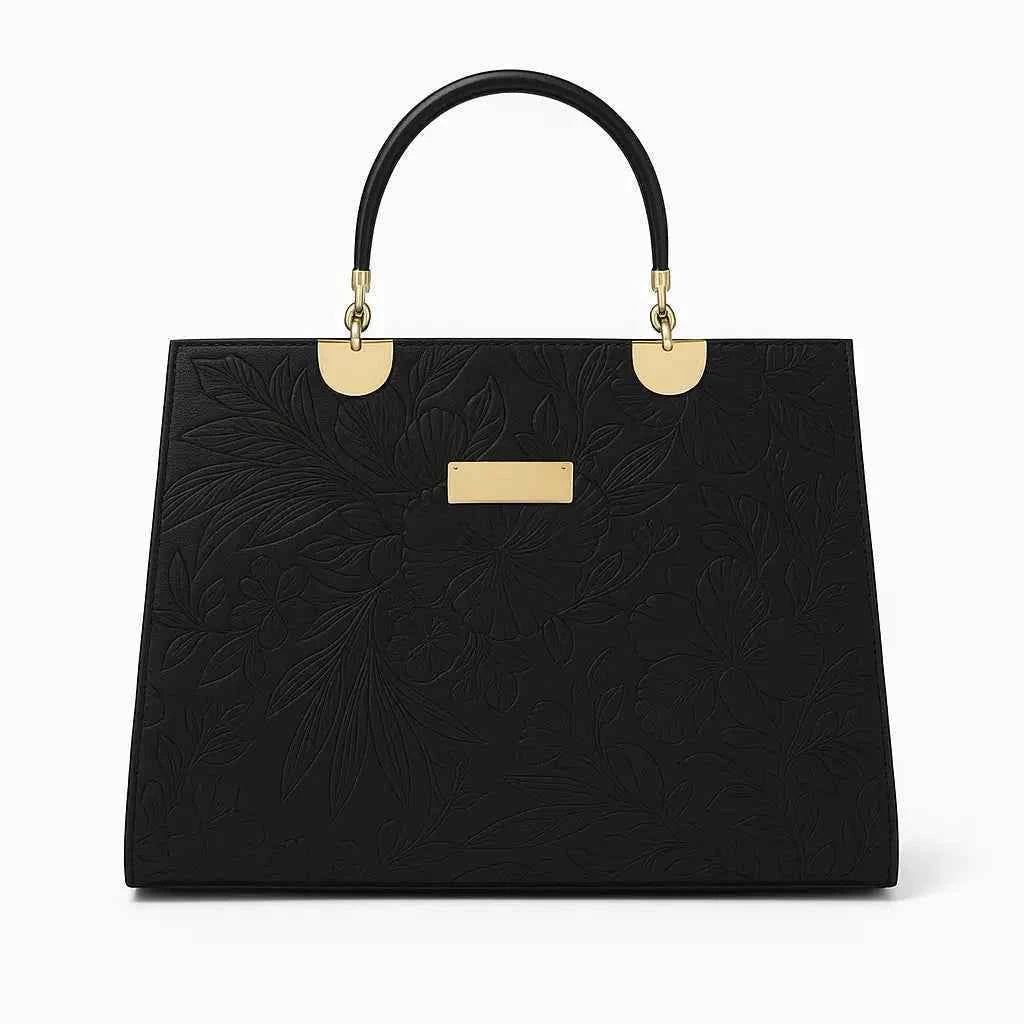 GOLD HANDLE TOTE HAND BAG FOR WOMEN | ELEGANT BAG
