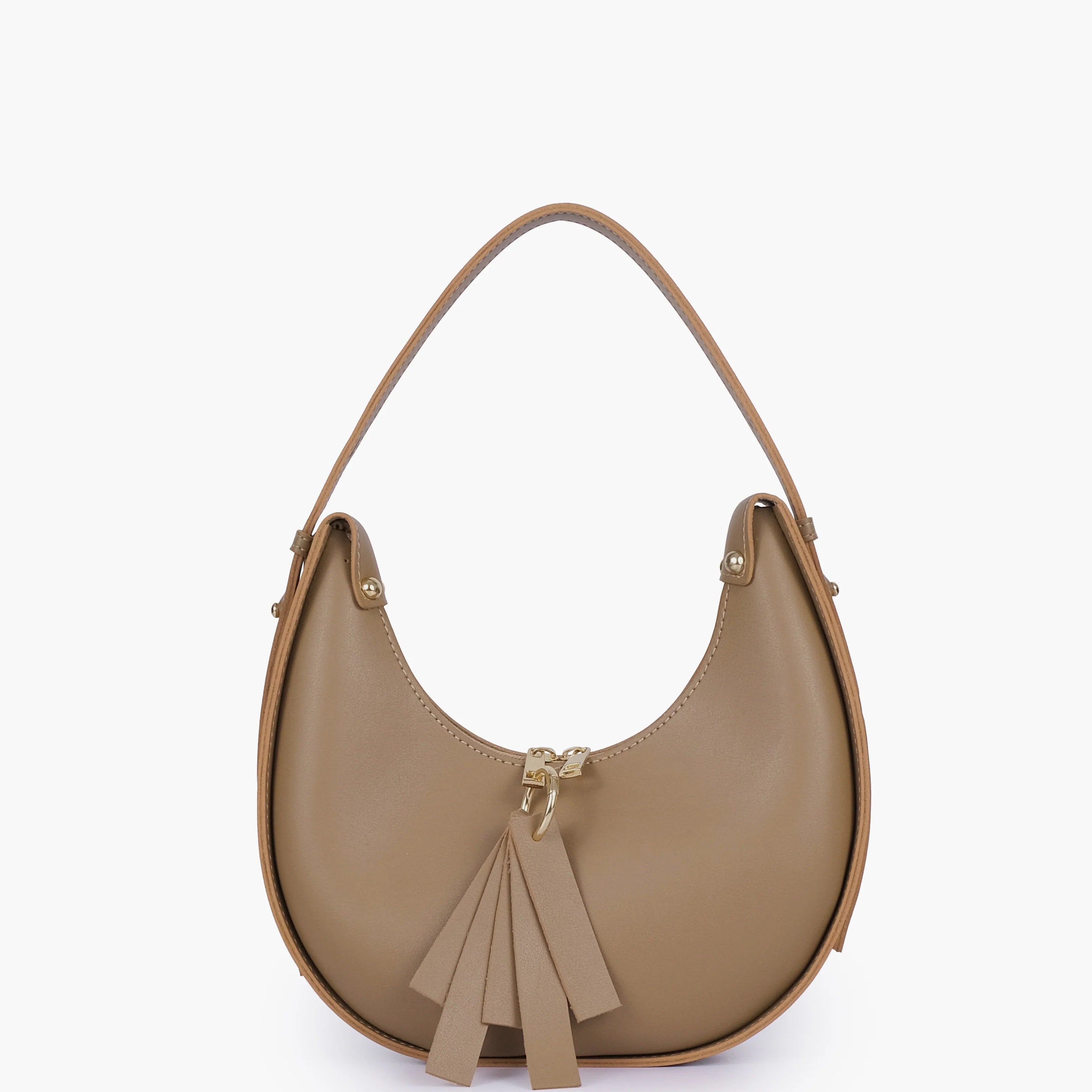Coffee Crescent Hobo Bag
